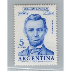 ARGENTINA 1960 GJ 1168A ESTAMPILLA VARIEDAD DE PAPEL NUEVA MINT